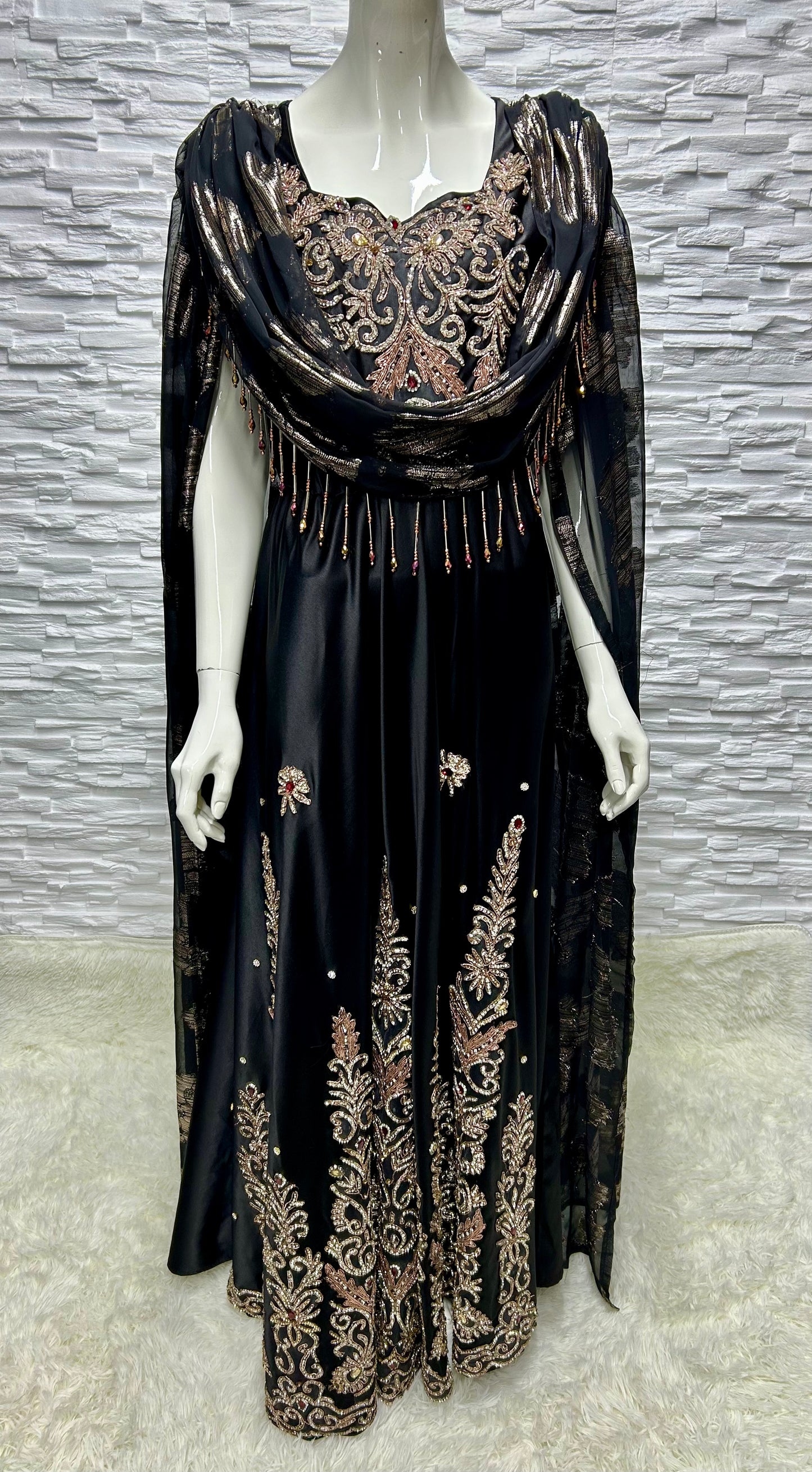 Chaoui Kleid schwarz