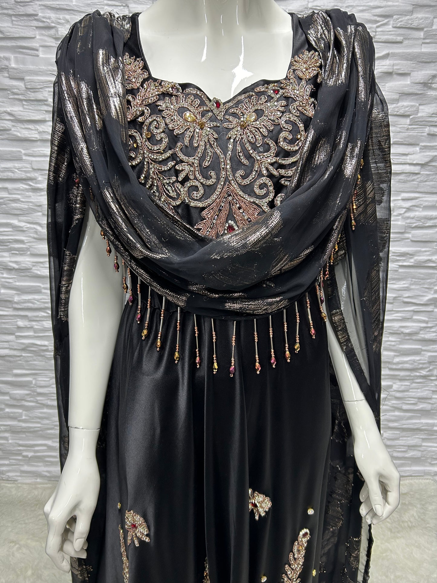 Chaoui Kleid schwarz